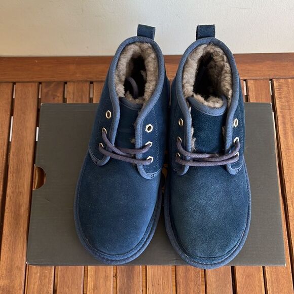 UGG Neumel Shoes Navy Women Size 6 - Picture 7 of 14